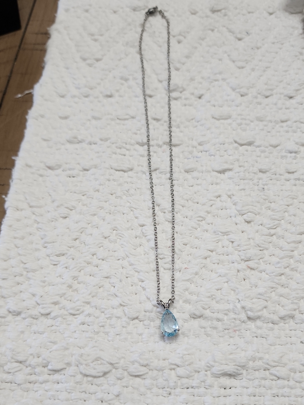 1pc Elegant Cubic Zirconia Pendant Necklace, Suitable As Valentine's Day Gift,